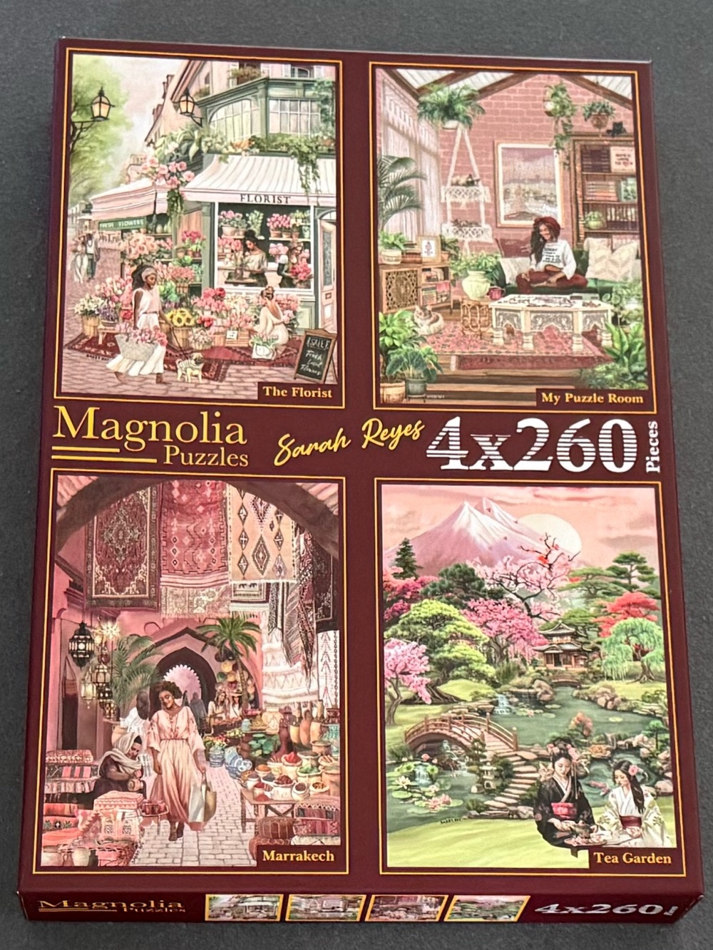 Magnolia Puzzles Sarah Reyes 4 X 260 Pieces